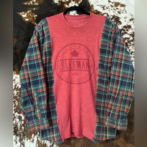 Sleeman Plaid Rework Shirt